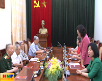 Gặp mặt đại diện Ban liên lạc các chiến sĩ Việt Minh thành Hoàng Diệu
